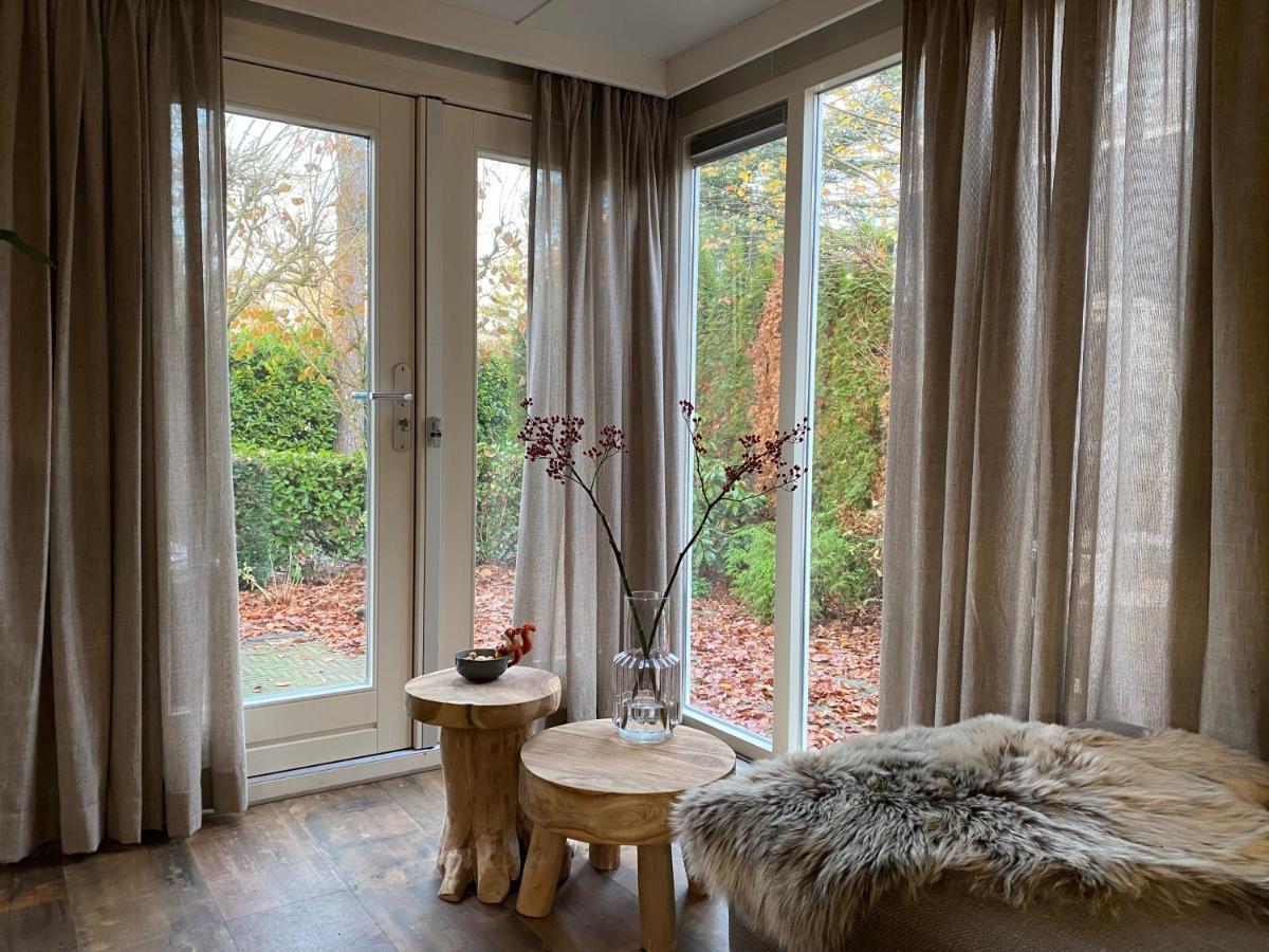 Sfeervol Boschalet 5 Persoons Met Sauna Voorthuizen Exterior foto